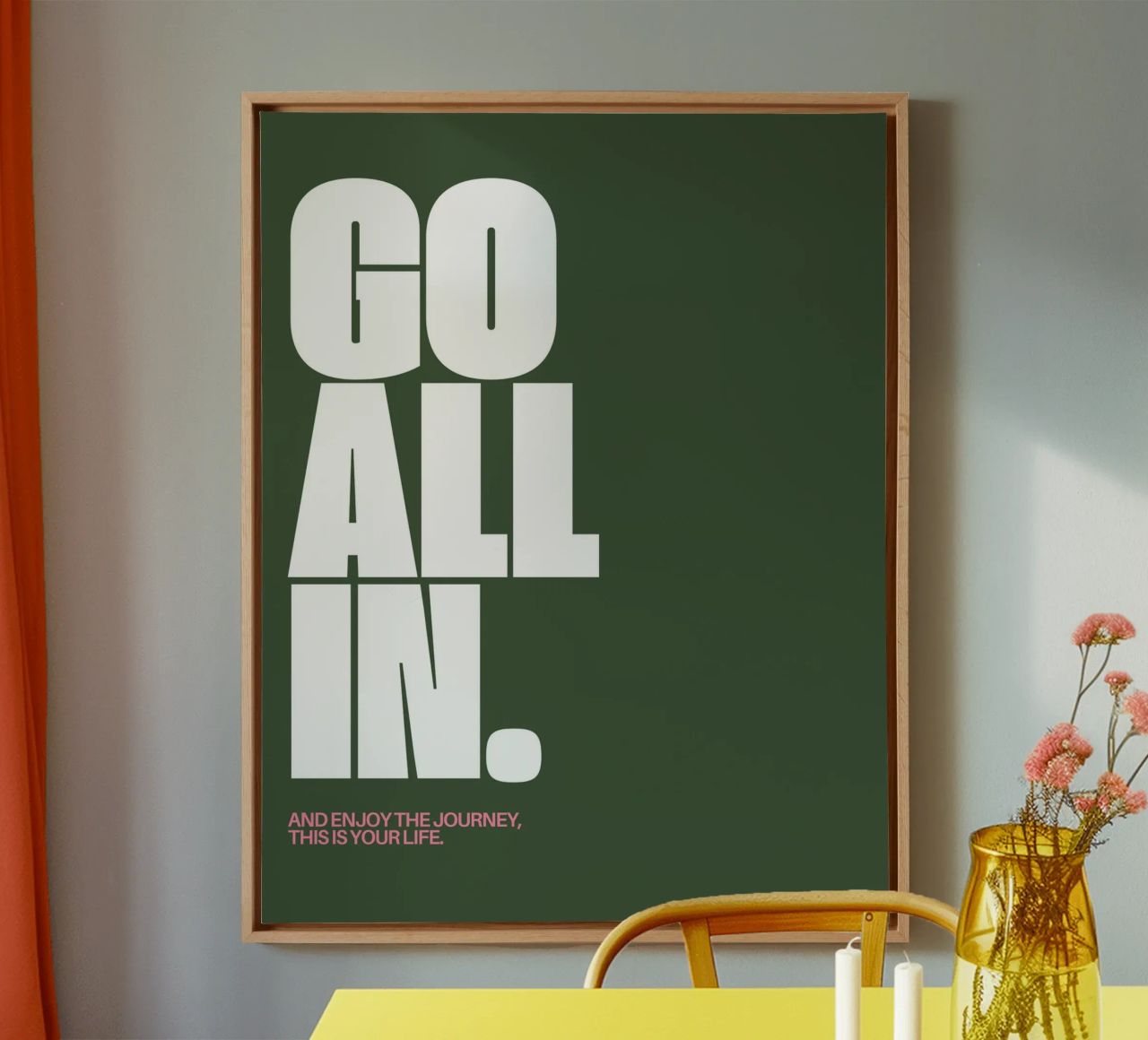 all in canvas by Ambition Wall