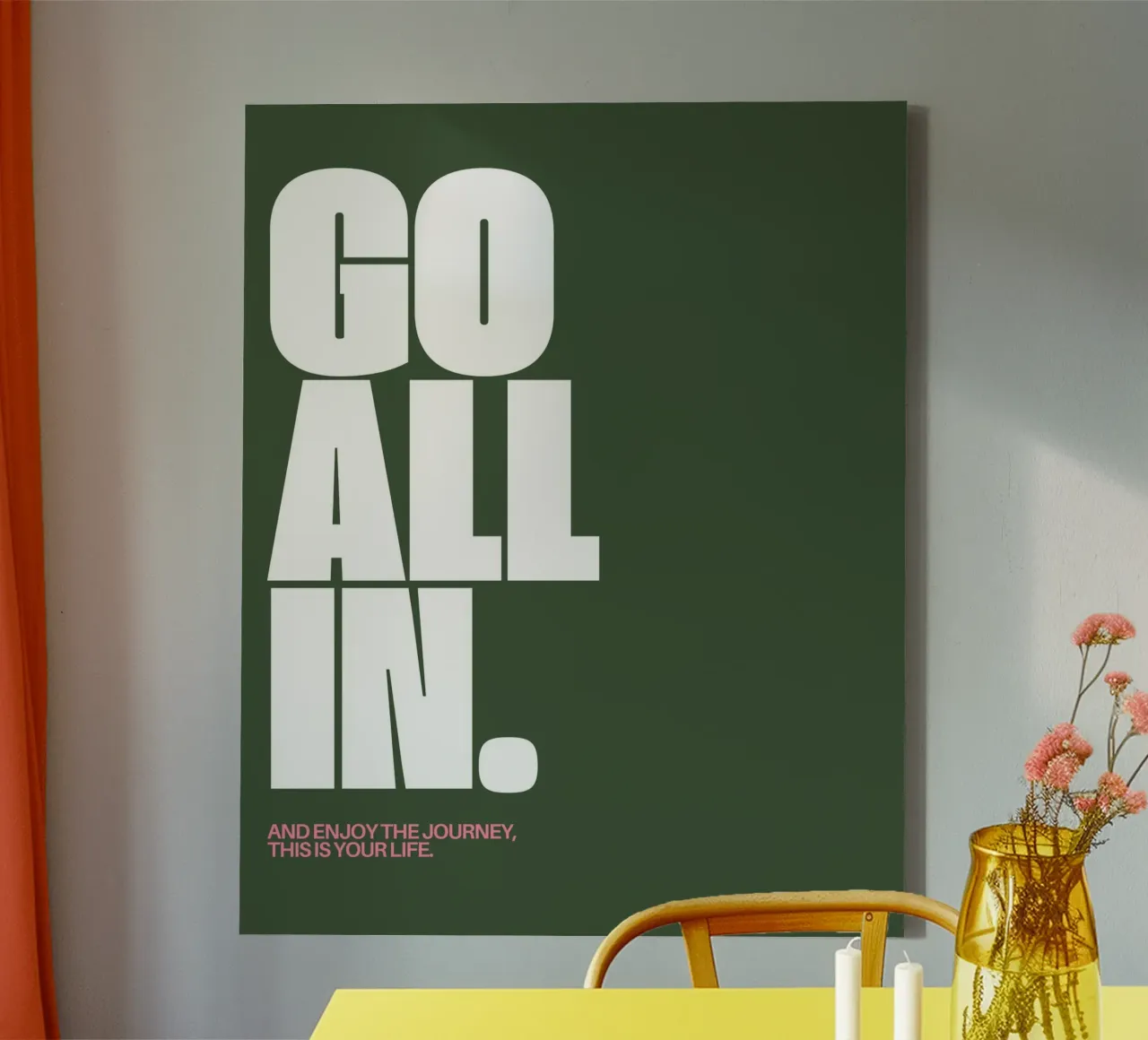 all in canvas by Ambition Wall