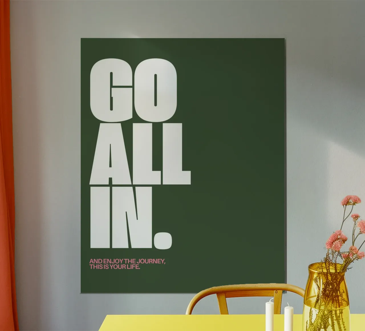 all in poster da Ambition Wall