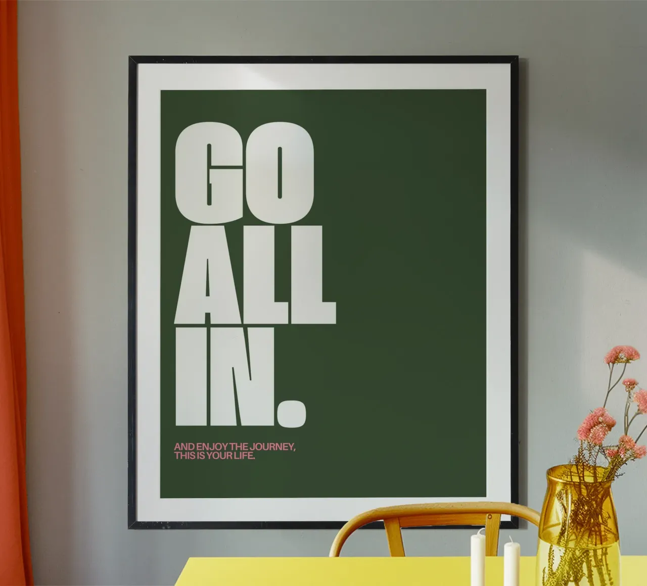 all in poster da Ambition Wall