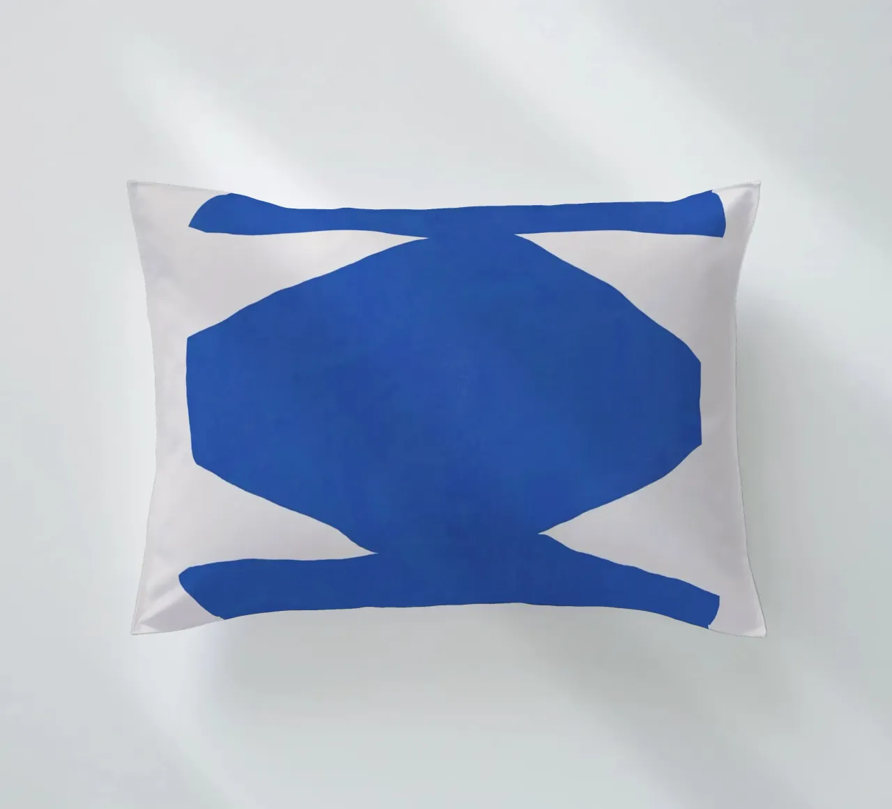 Taglio blu cobalto 02 cuscino da Little Dean