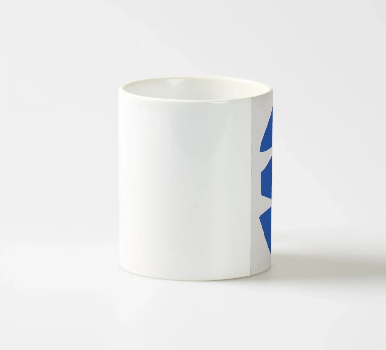 Taglio blu cobalto 02 tazza in ceramica da Little Dean