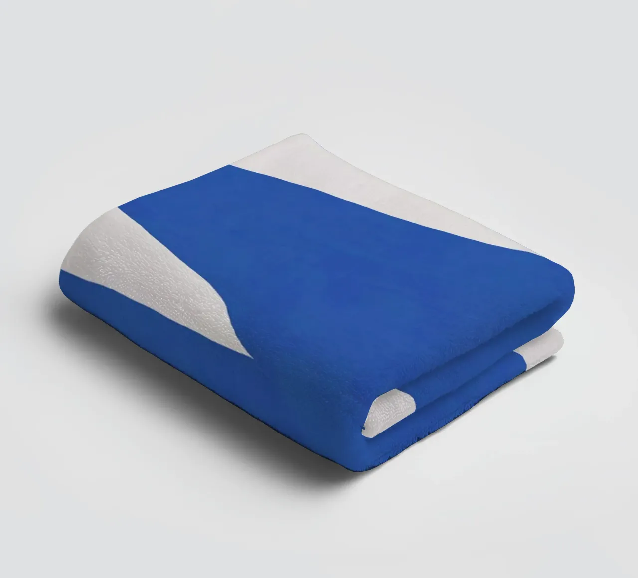 Découpe bleu cobalt 02 serviette de bain de Little Dean