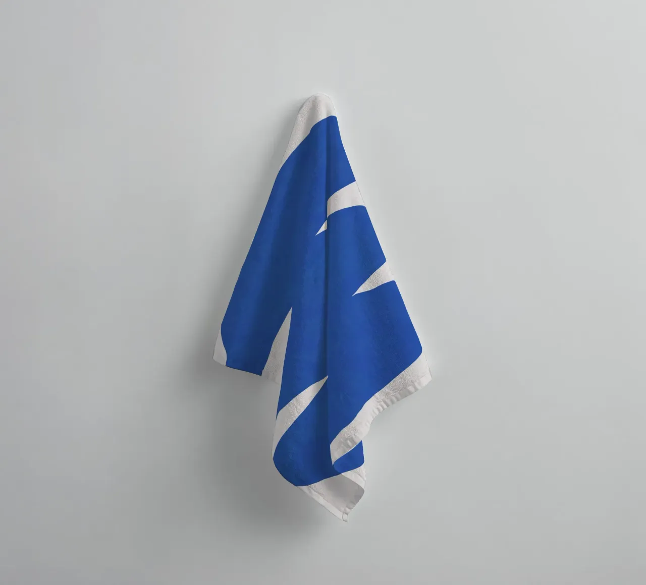 Découpe bleu cobalt 02 serviette de bain de Little Dean