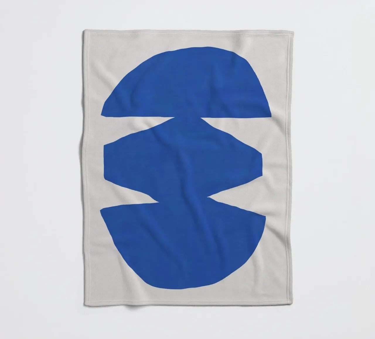 Taglio blu cobalto 02 coperta in pile da Little Dean