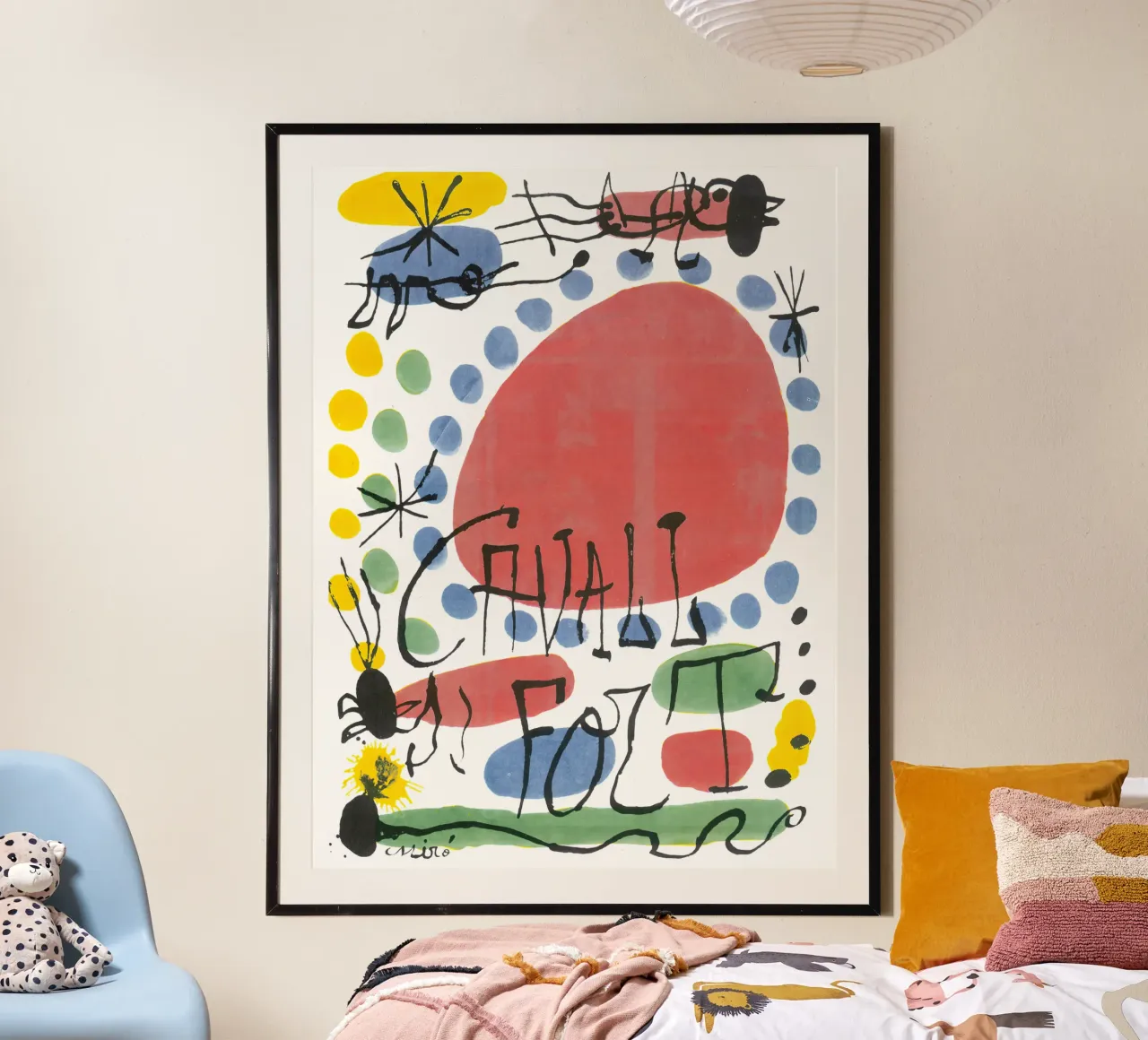Abstrakte Kunst vs. figurative Kunst Poster von khanrosie