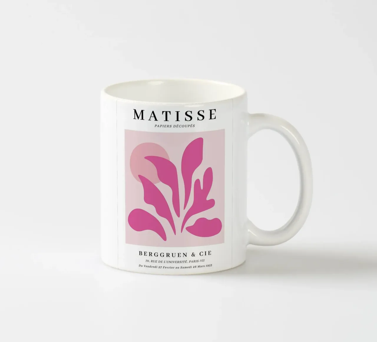 Matisse - Fiore rosa tazza in ceramica da Perdana shop