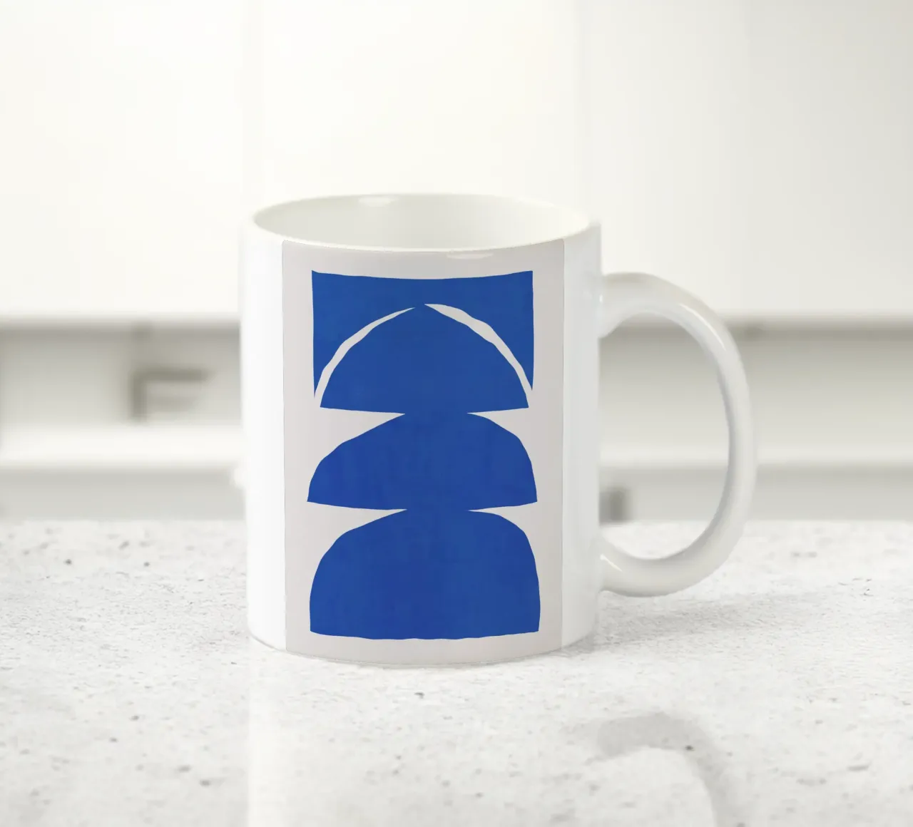 Taglio blu cobalto tazza in ceramica da Little Dean