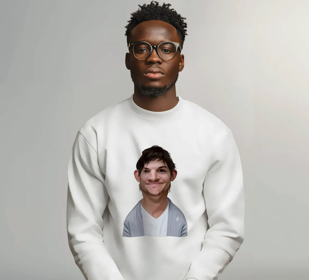 Ashton Kutcher felpa da Rob Art | Illustration