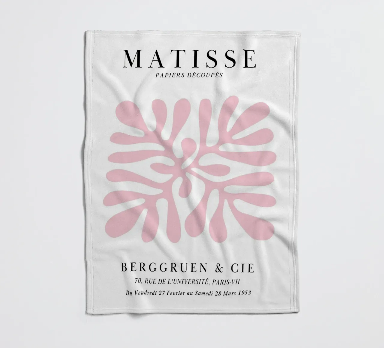 Henri Matisse Berggruen E Cie coperta in pile da Perdana shop