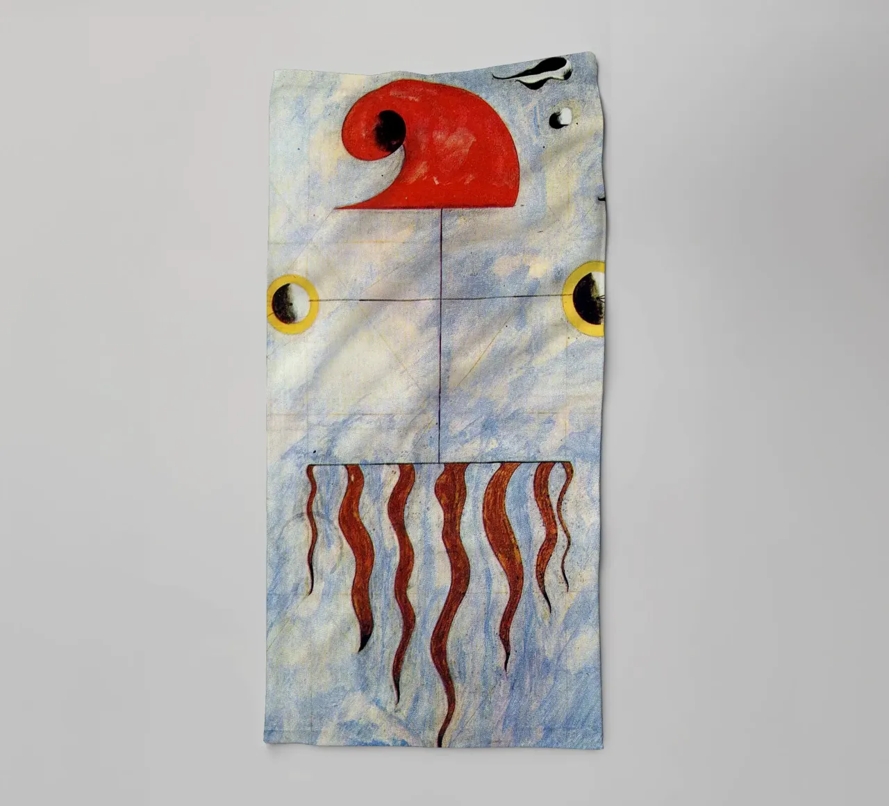 Joan Miró Print Head of a Catalan Peasant 1924 towel by khanrosie