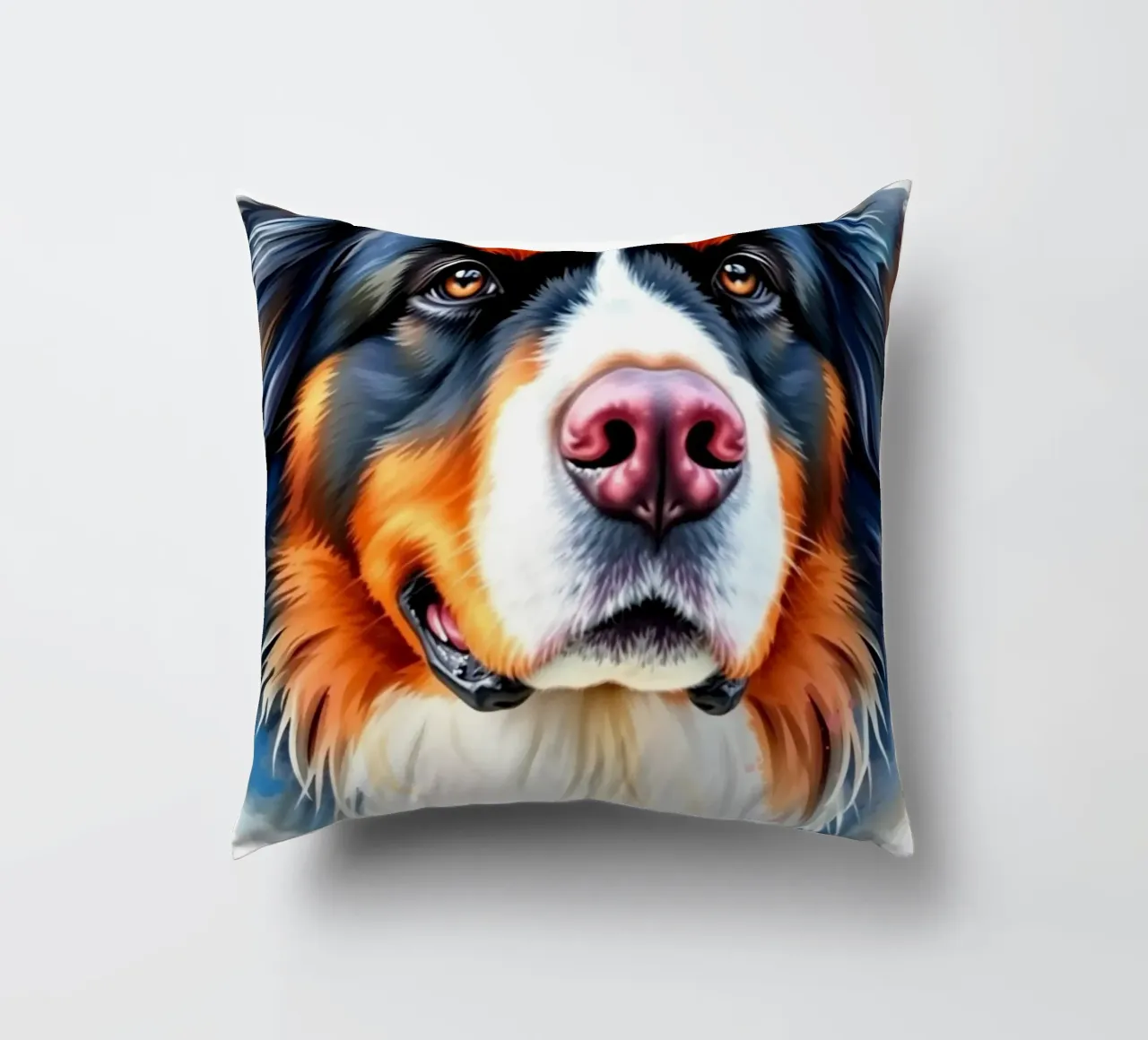 Bellissimo cane da montagna bernese #2 cuscino da Yumis.Beargang.and.Me