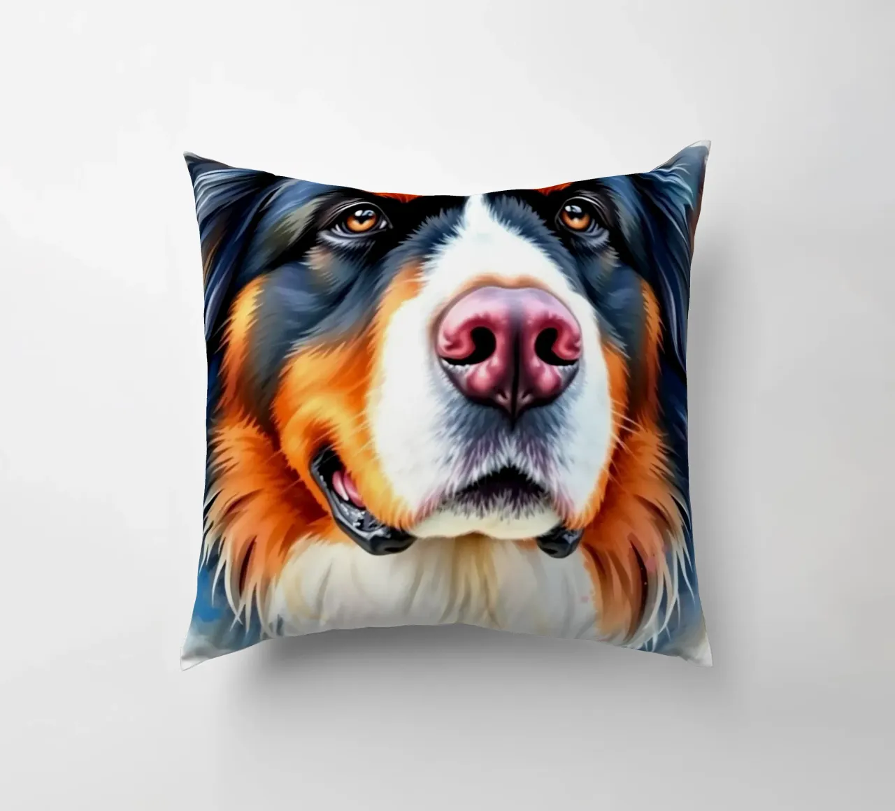 Bellissimo cane da montagna bernese #2 cuscino da Yumis.Beargang.and.Me