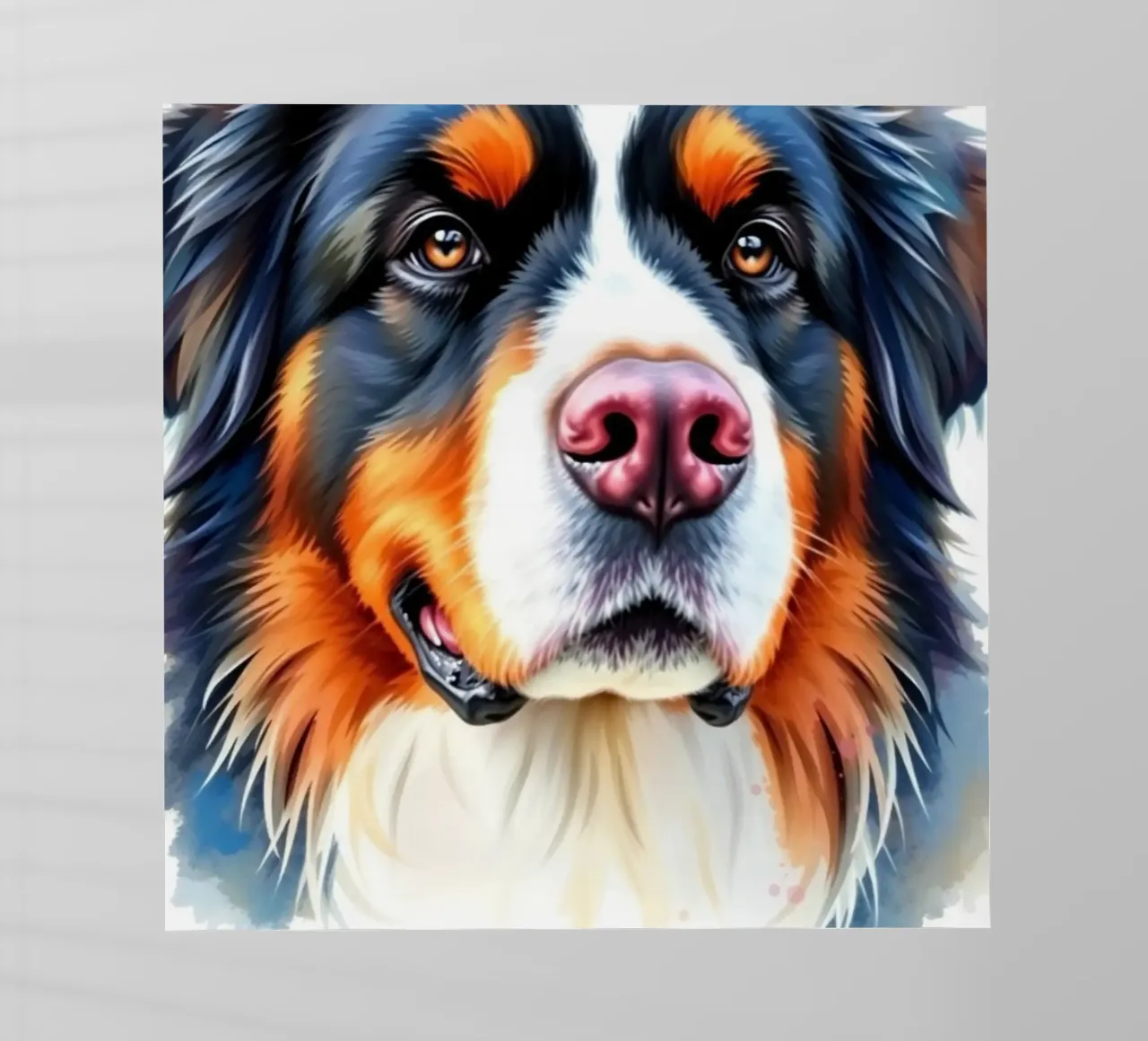 Bellissimo cane da montagna bernese #2 pellicola backlit da Yumis.Beargang.and.Me