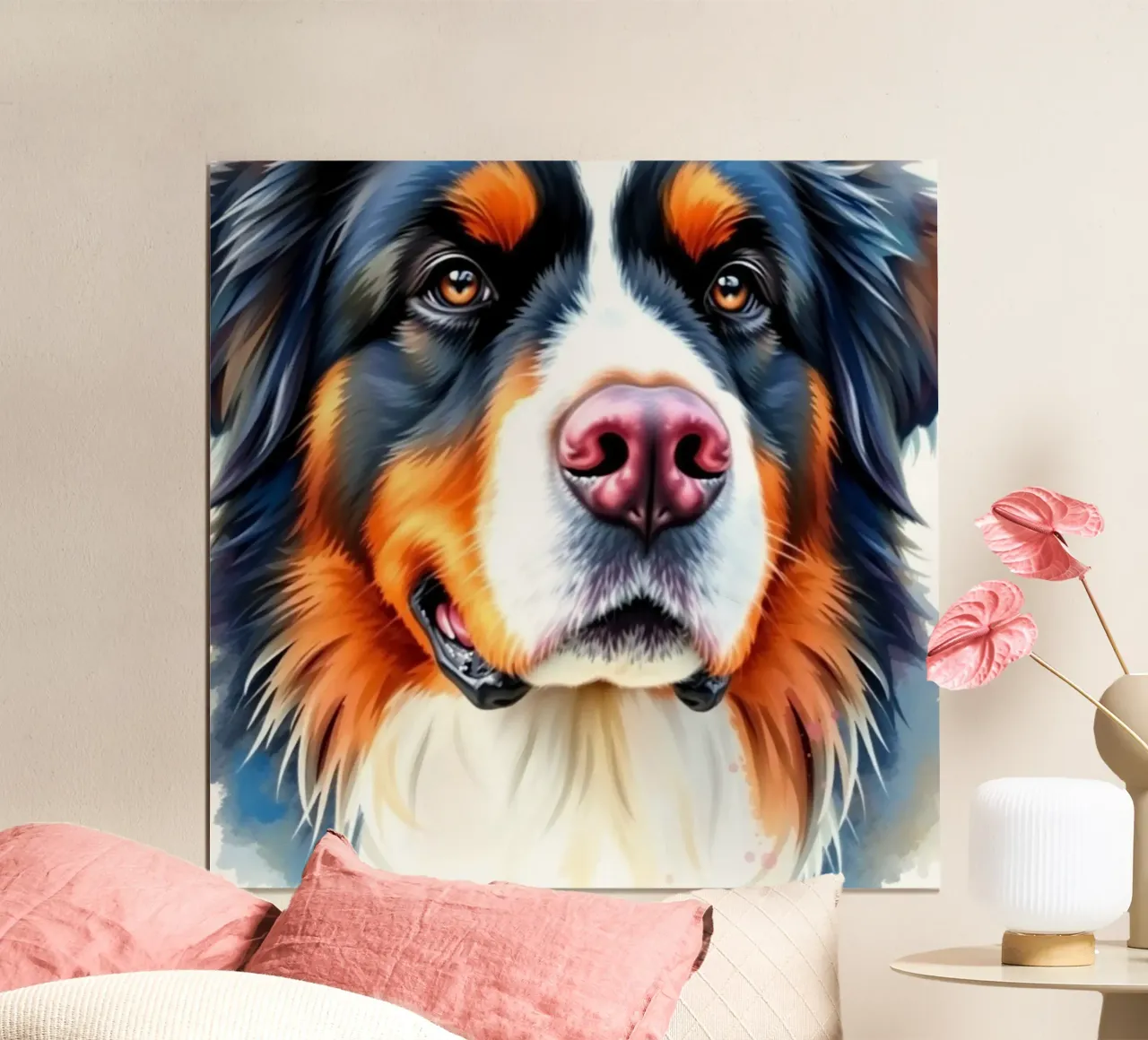 Bellissimo cane da montagna bernese #2 poster da Yumis.Beargang.and.Me