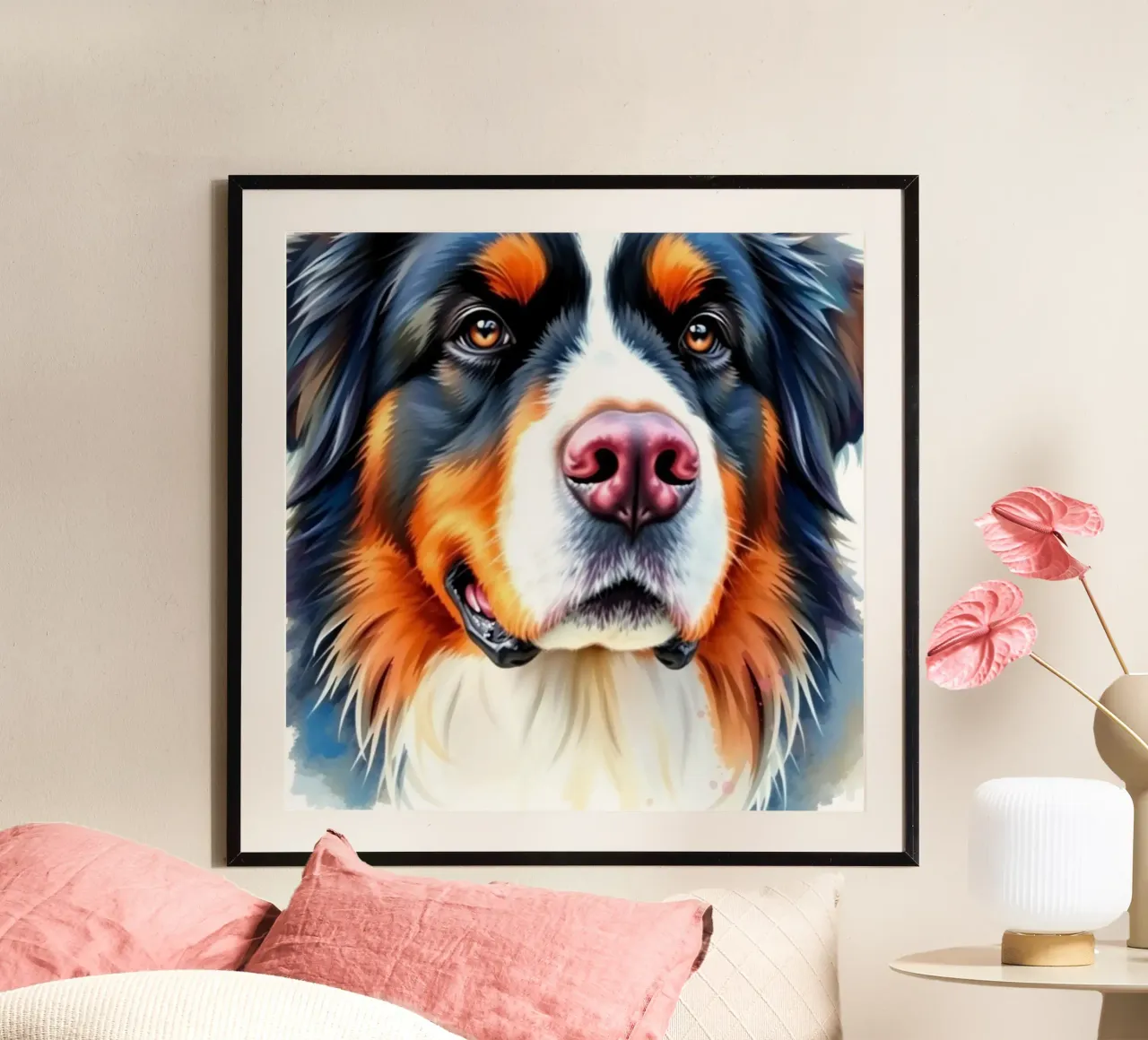 Bellissimo cane da montagna bernese #2 poster da Yumis.Beargang.and.Me