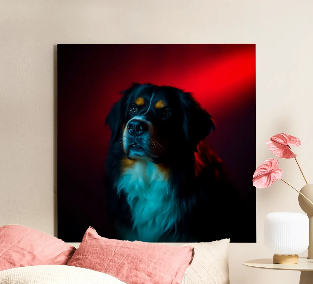 Bellissimo cane da montagna bernese #3 alluminio dibond da Yumis.Beargang.and.Me