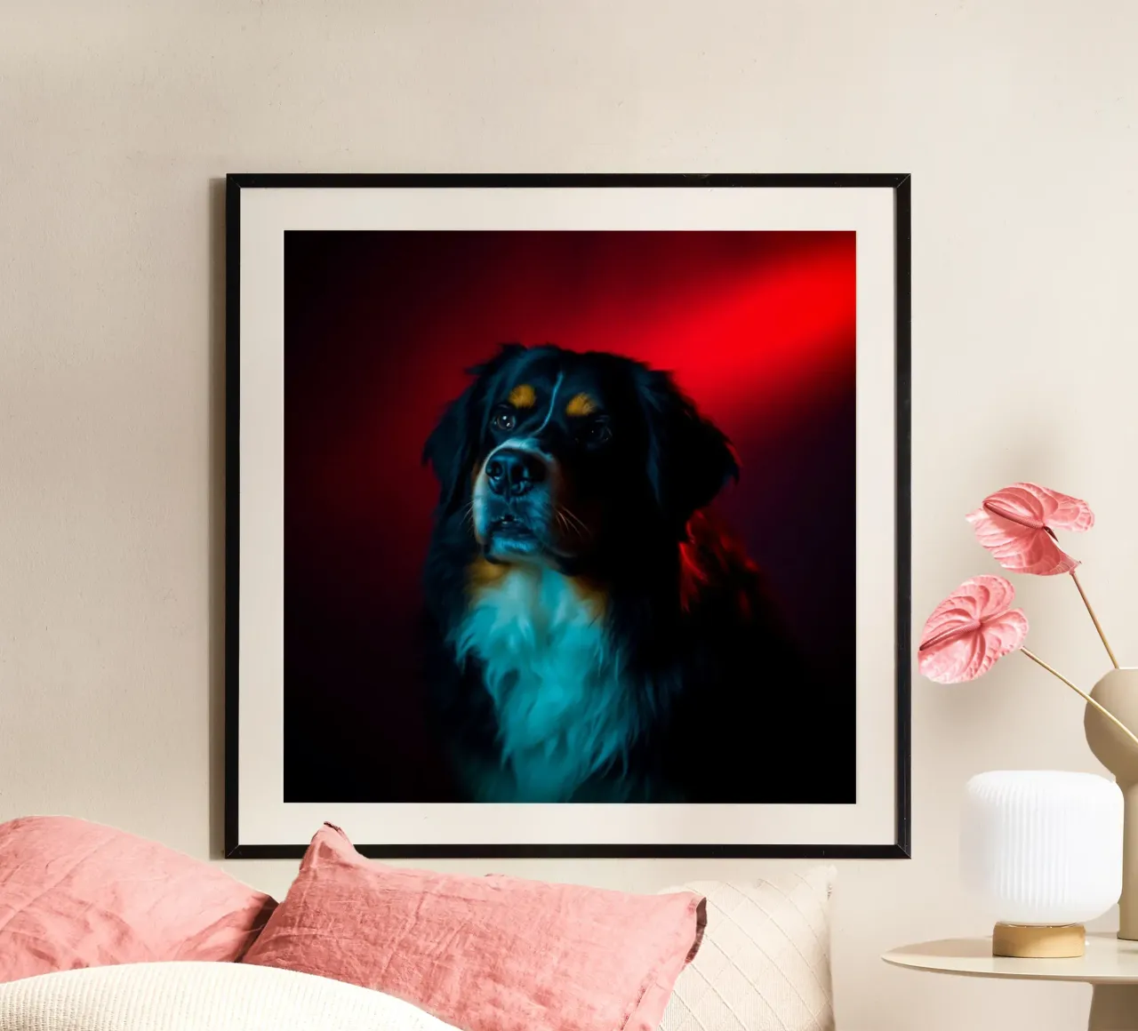 Bellissimo cane da montagna bernese #3 poster da Yumis.Beargang.and.Me