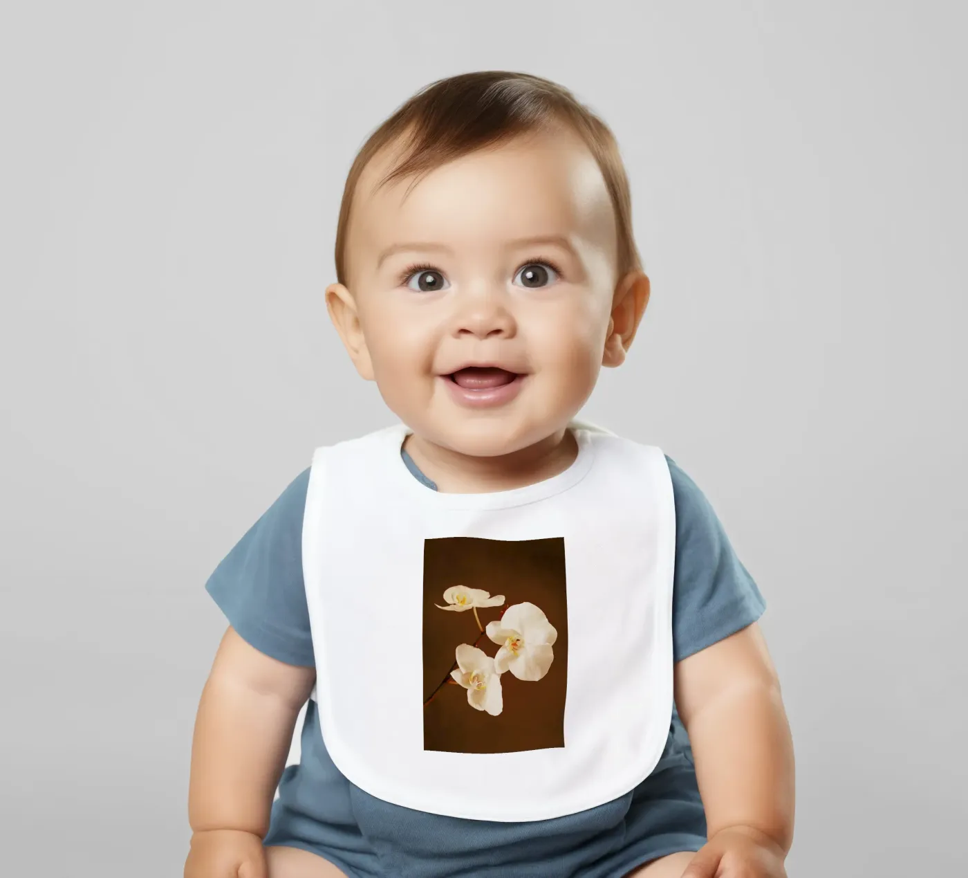 Dew Drops baby slabbetje van Flora & Fauna