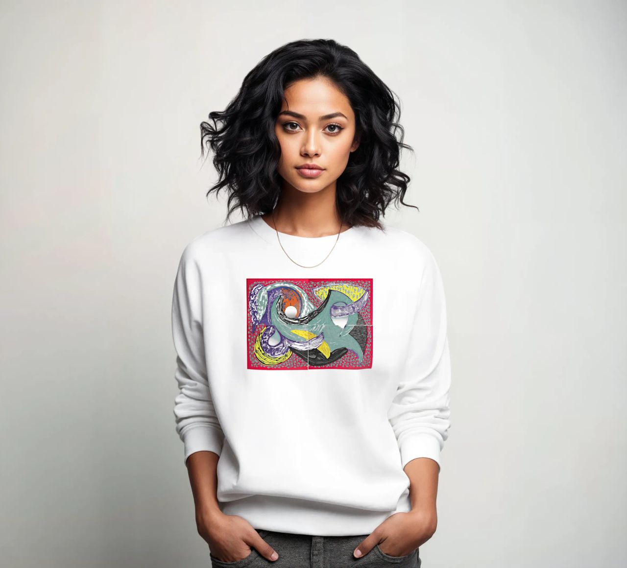 Some More New Prints, Going Round, 1994 sweatshirt by khanrosie