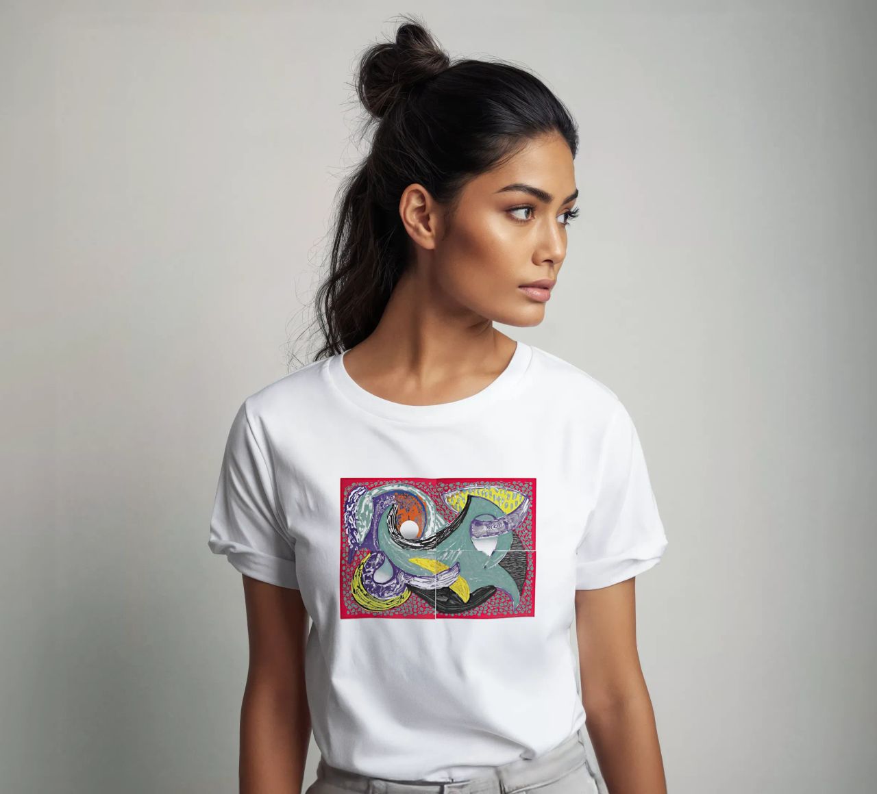 Some More New Prints, Going Round, 1994 t-shirt by khanrosie