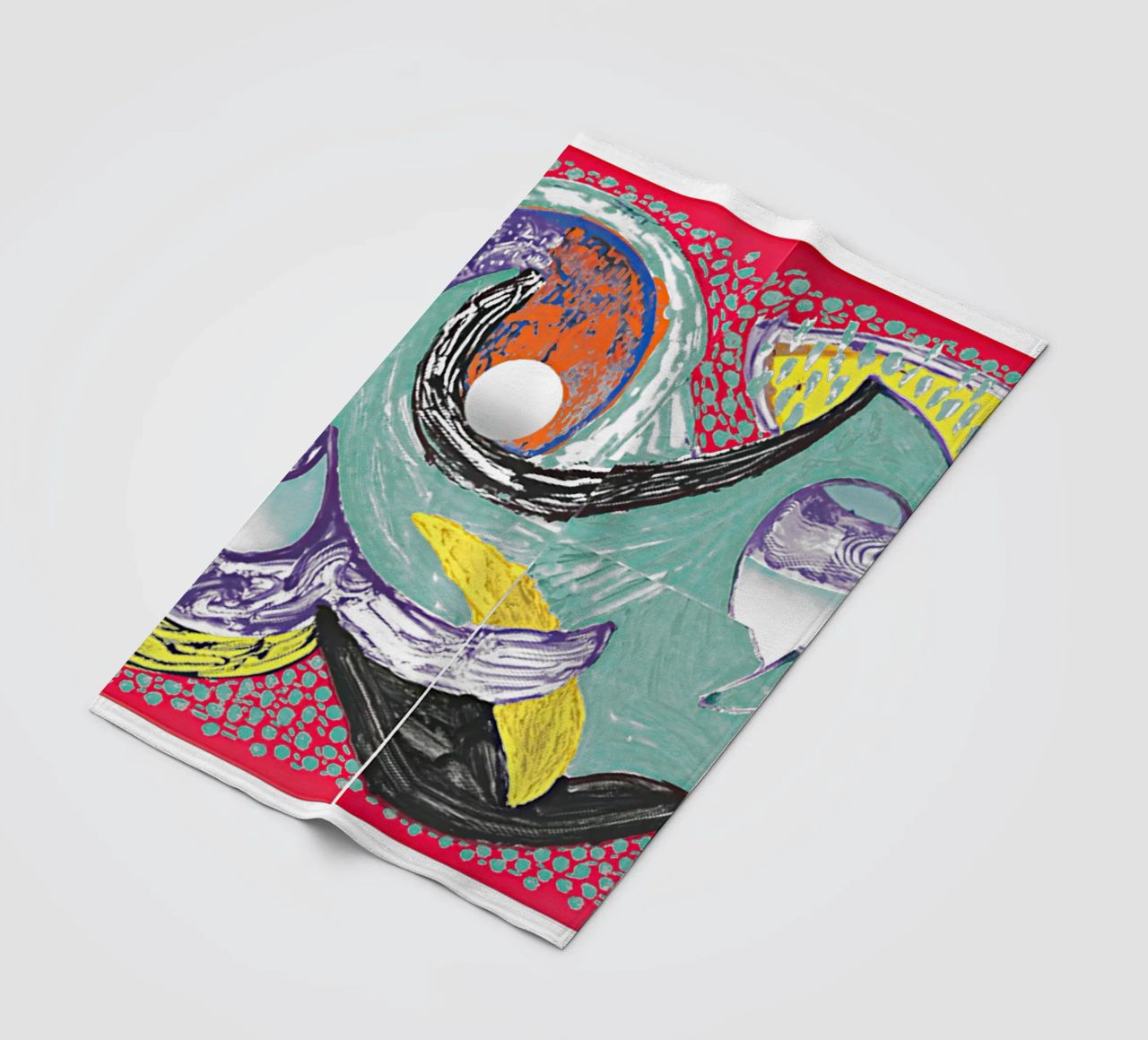 Some More New Prints, Going Round, 1994 fleece blanket by khanrosie