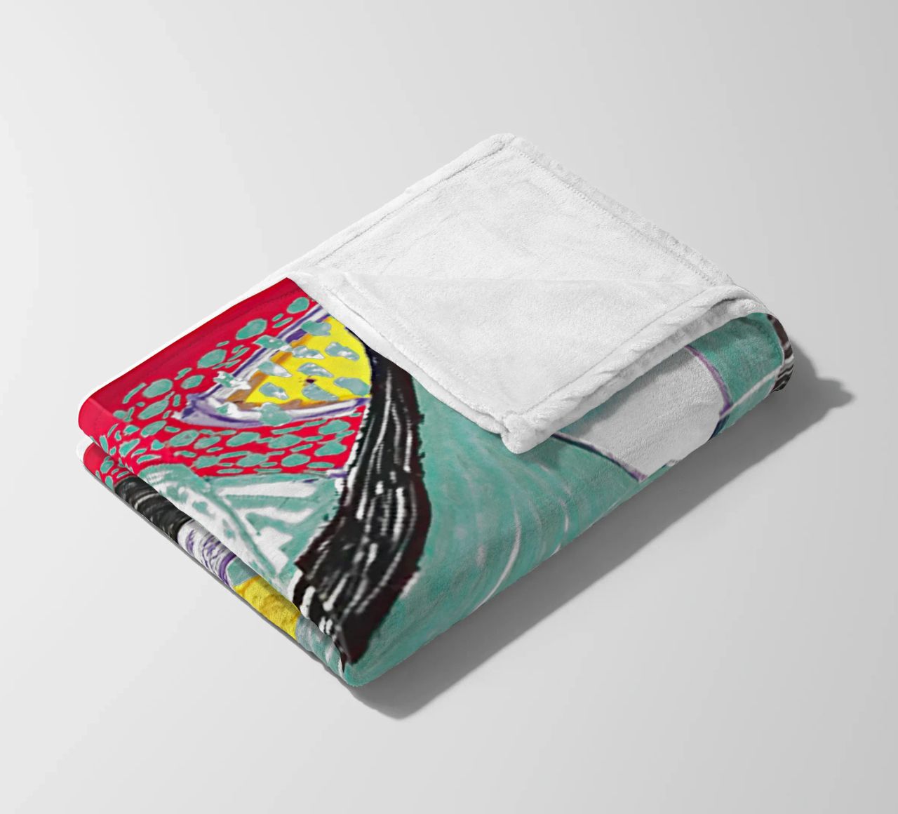 Some More New Prints, Going Round, 1994 fleece blanket by khanrosie