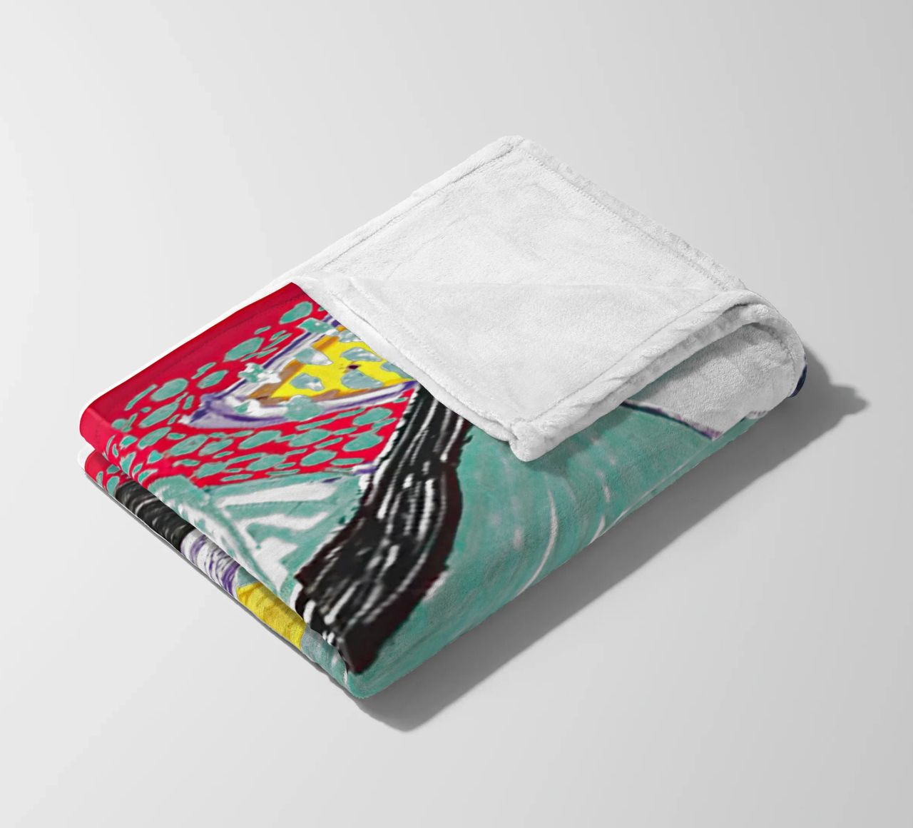 Some More New Prints, Going Round, 1994 fleece blanket by khanrosie