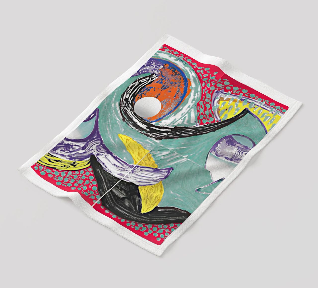 Some More New Prints, Going Round, 1994 fleece blanket by khanrosie