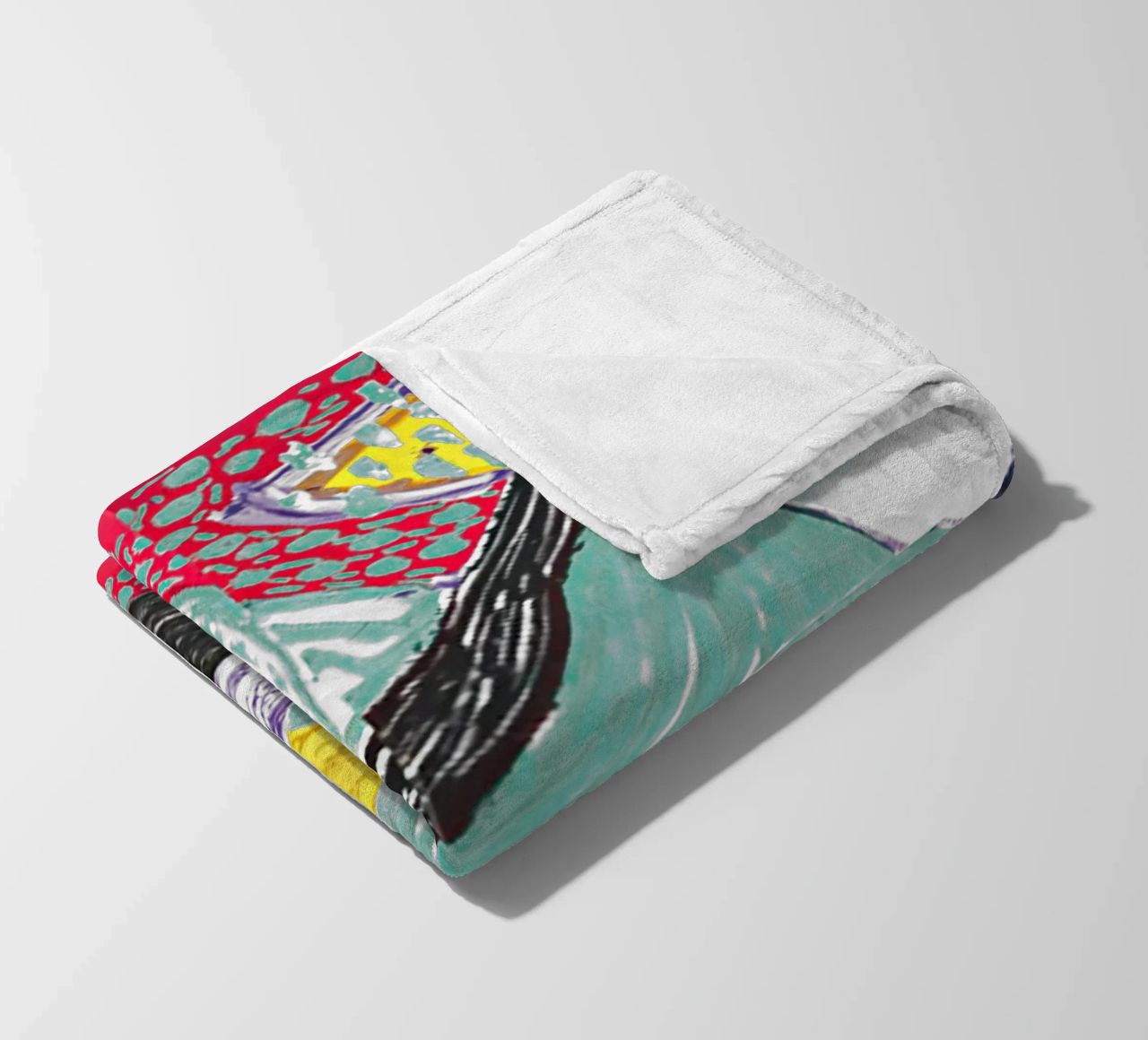 Some More New Prints, Going Round, 1994 fleece blanket by khanrosie