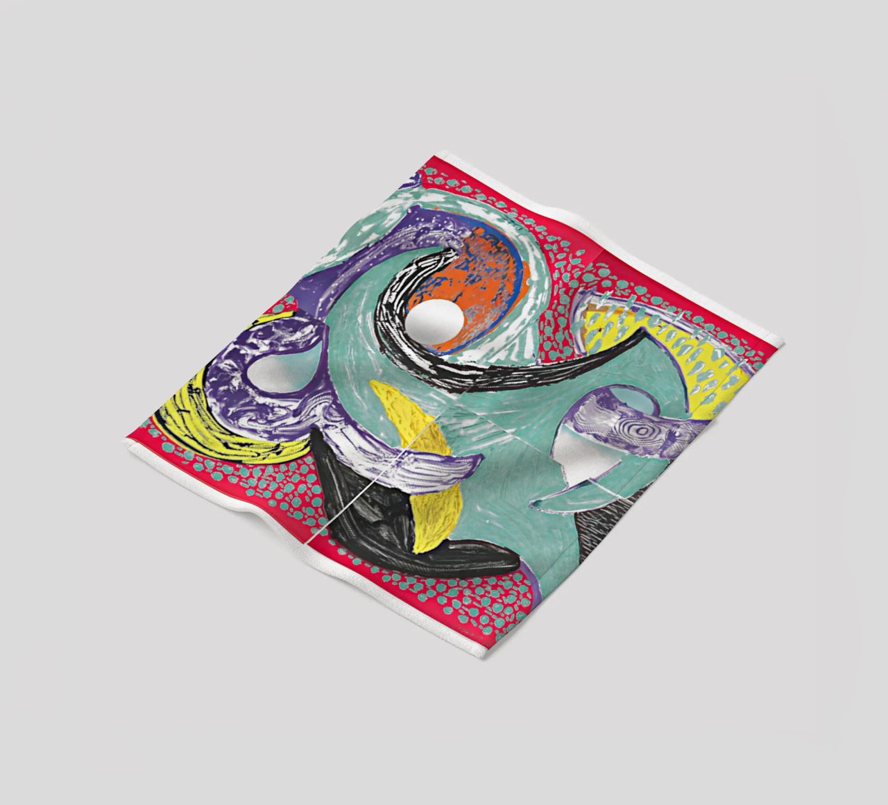 Some More New Prints, Going Round, 1994 fleece blanket by khanrosie
