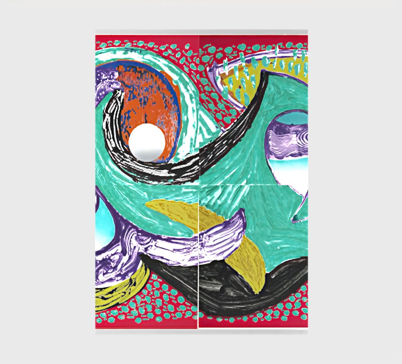Some More New Prints, Going Round, 1994 notebook by khanrosie