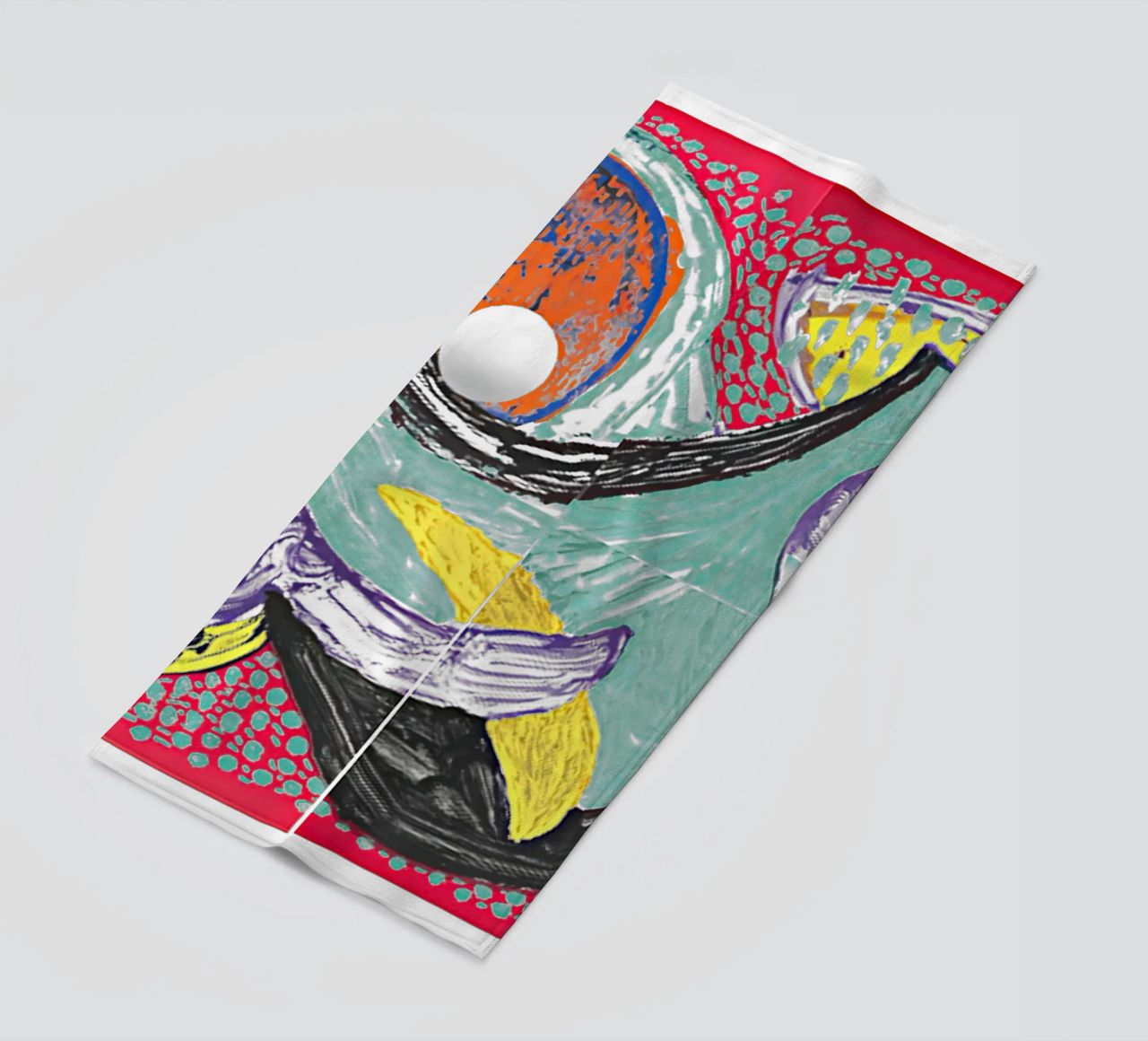 Some More New Prints, Going Round, 1994 beach towel by khanrosie