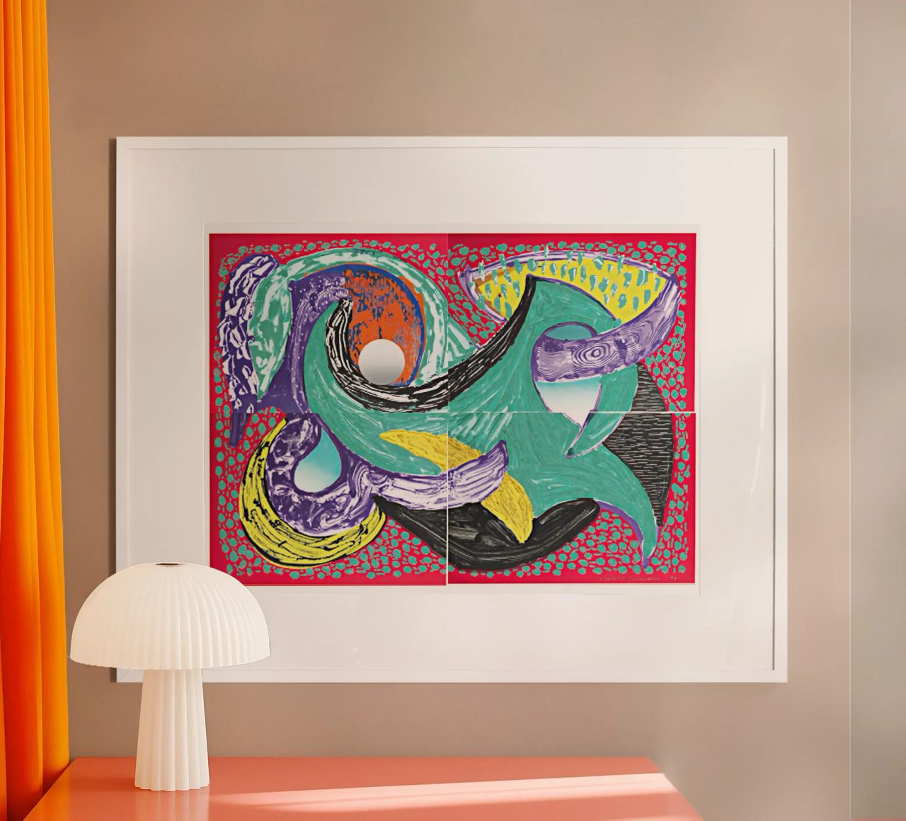 Some More New Prints, Going Round, 1994 poster by khanrosie