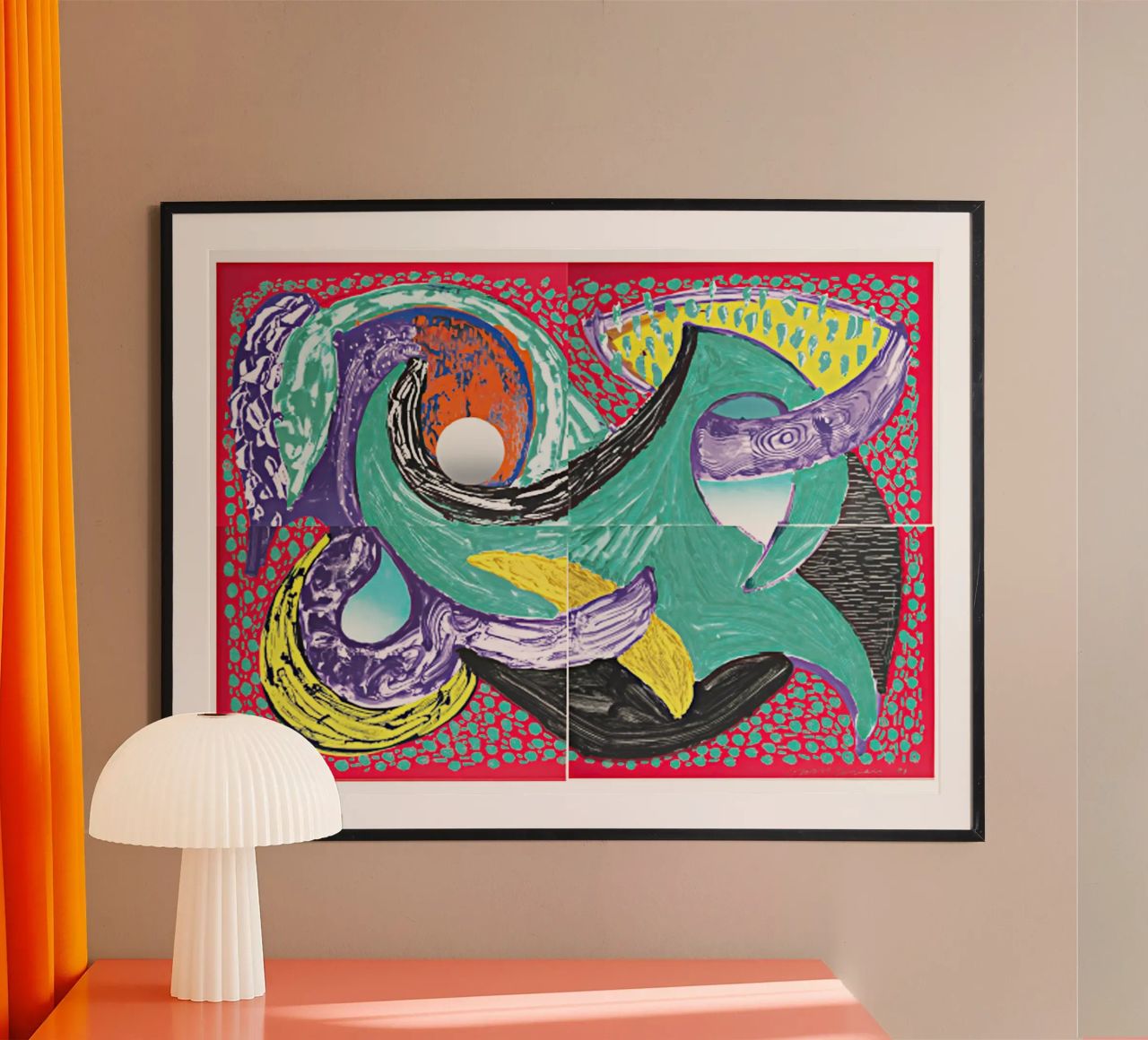 Some More New Prints, Going Round, 1994 poster by khanrosie