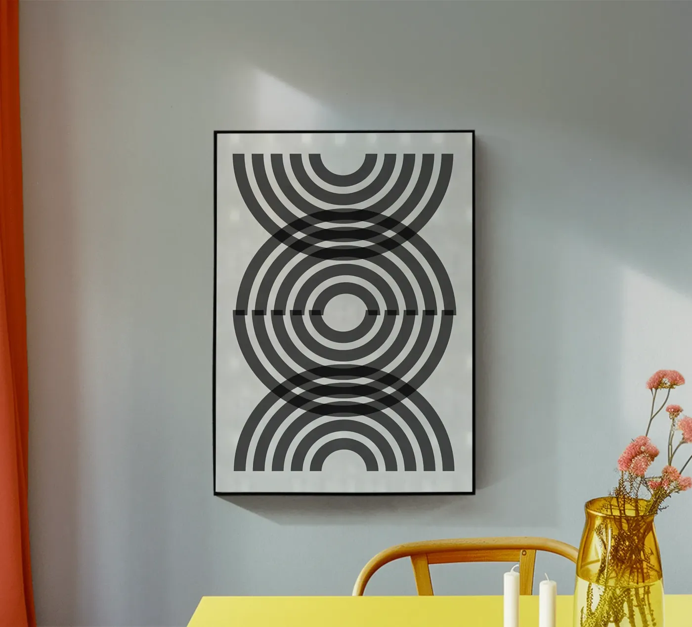Minimalist poster plexiglass da Purrfect Whiskers Art