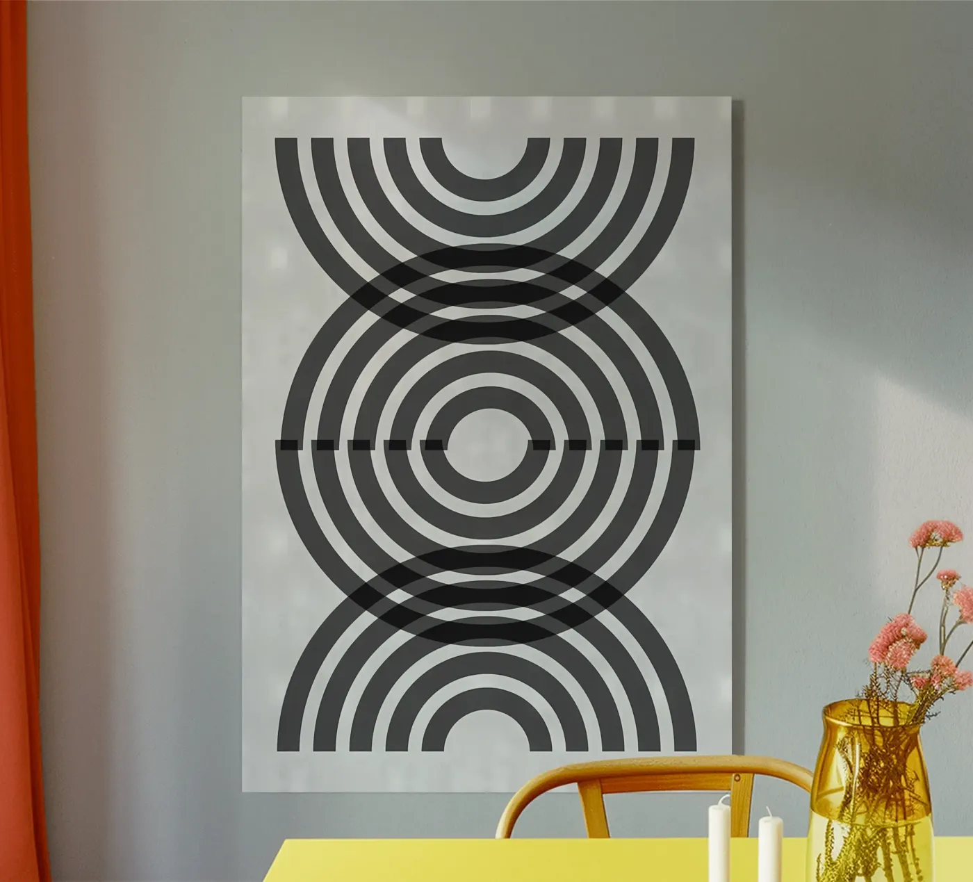 Minimalist poster plexiglass da Purrfect Whiskers Art
