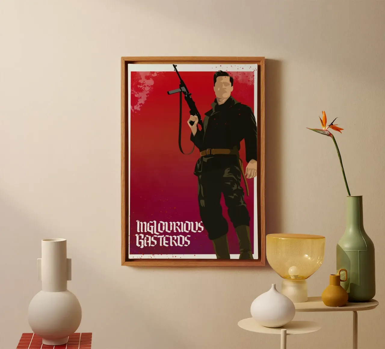 Inglourious Basterds tela con Cornice a cassetta da Gallery Print and Art Limited