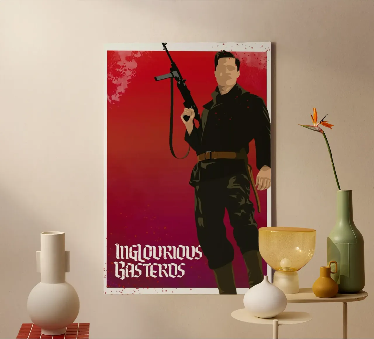 Inglourious Basterds tela con Cornice a cassetta da Gallery Print and Art Limited