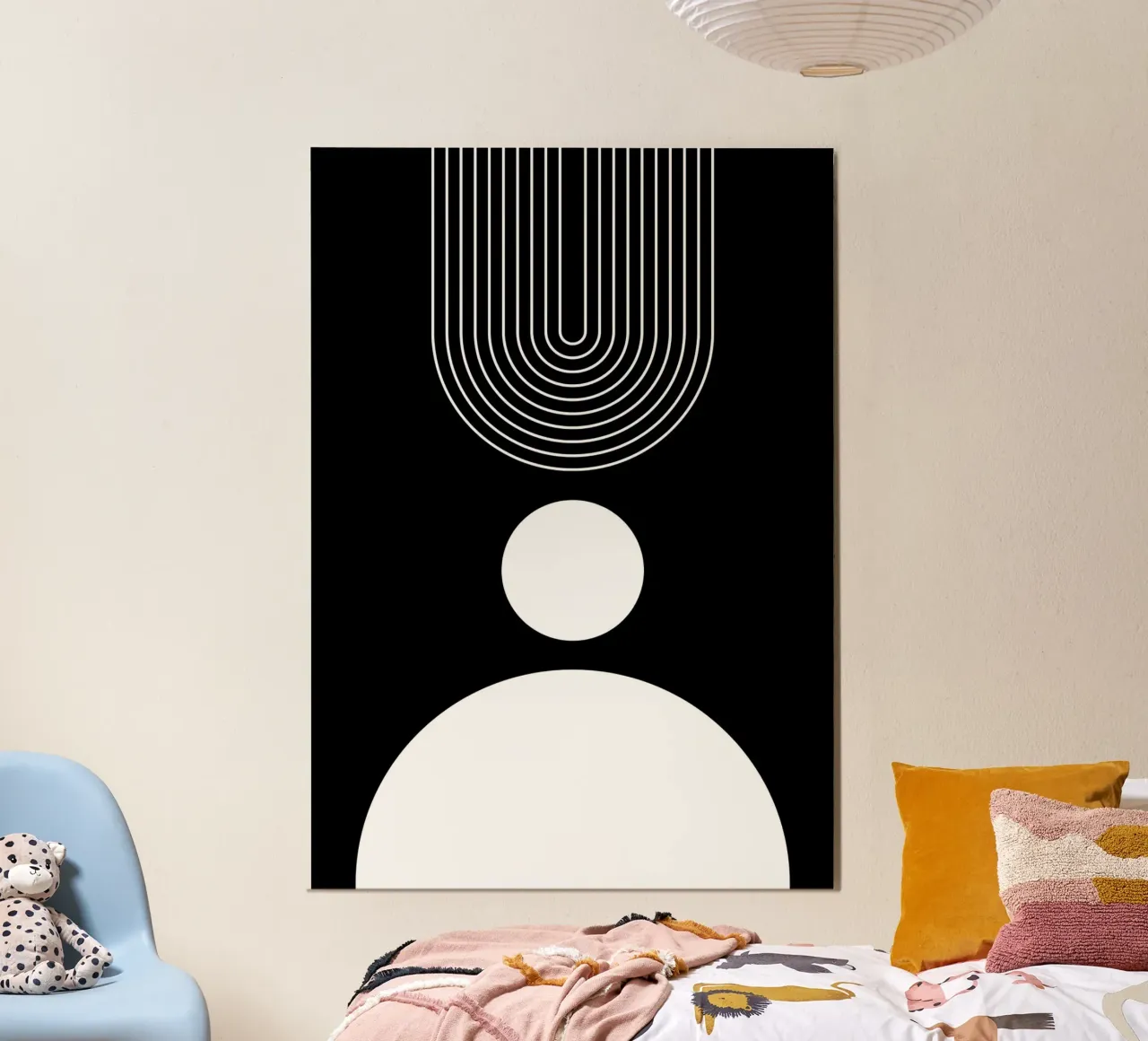 Poster minimalista poster con telaio in alluminio da Purrfect Whiskers Art
