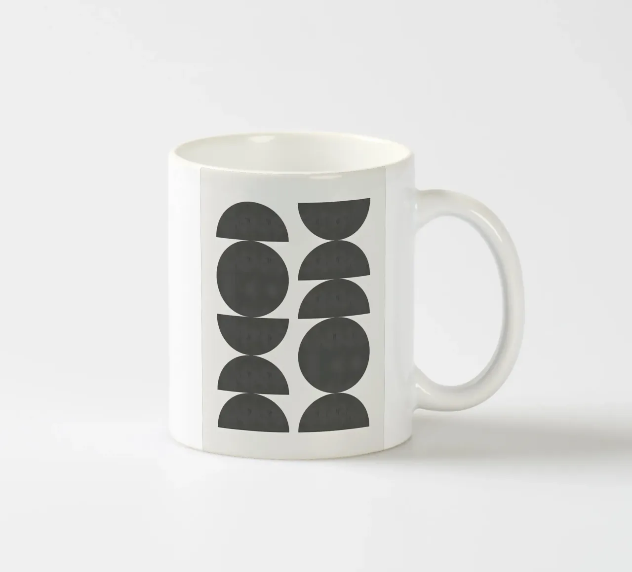 Poster minimalista tazza in ceramica da Purrfect Whiskers Art