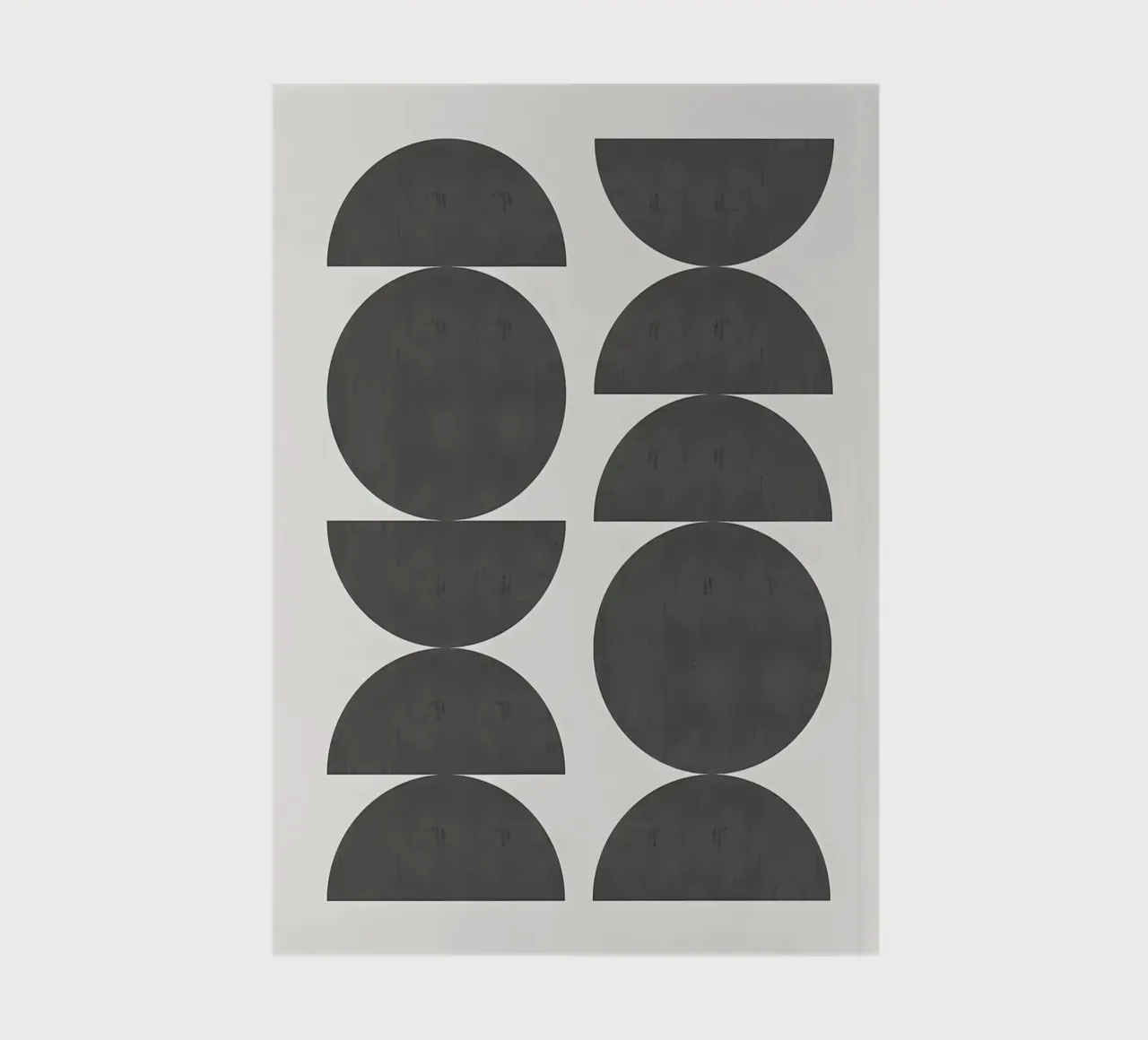 Minimalist poster notebook by Purrfect Whiskers Art
