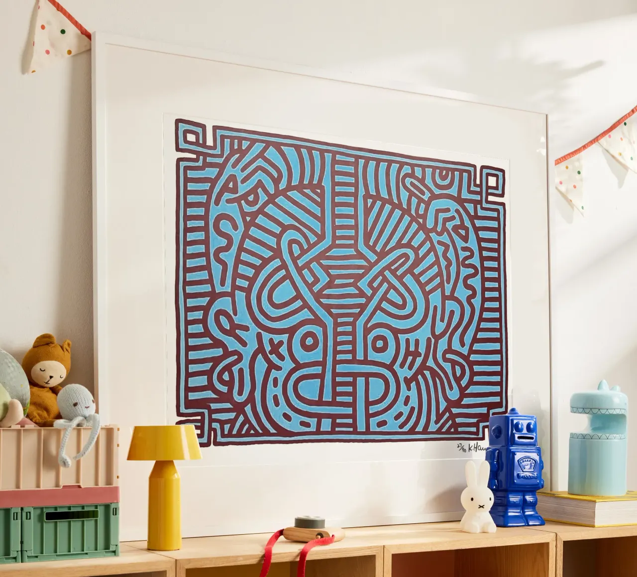 Chocolate Budda 1 1989 poster con telaio in alluminio da Aaronshop