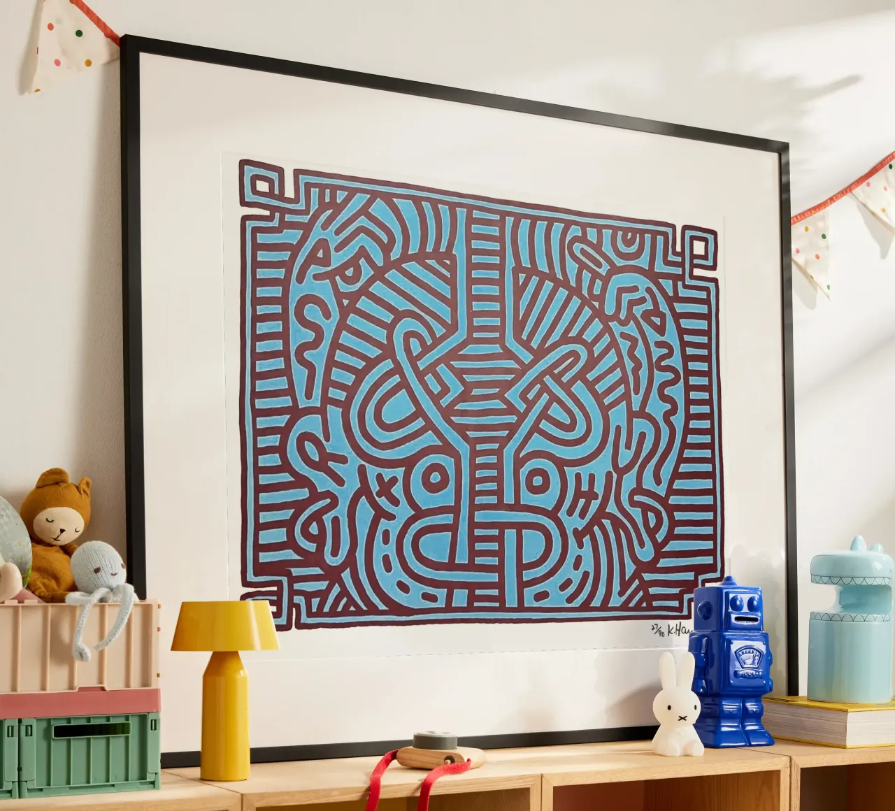 Chocolate Budda 1 1989 poster con telaio in alluminio da Aaronshop