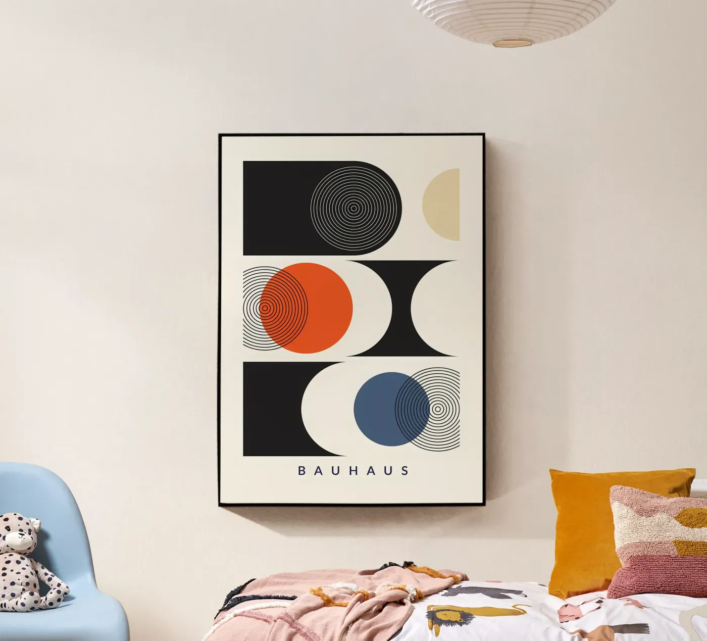 Poster minimalista plexiglass da Purrfect Whiskers Art