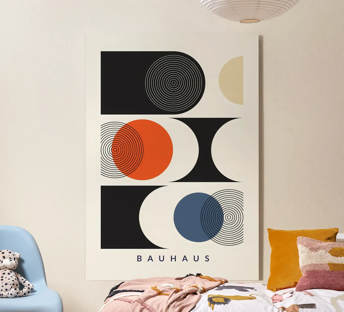 Poster minimalista plexiglass da Purrfect Whiskers Art