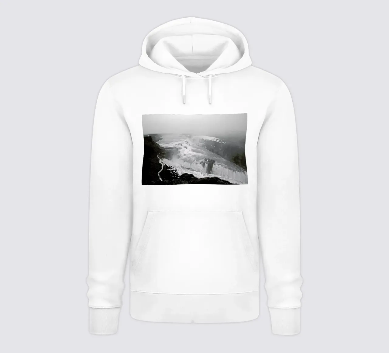 Gullfoss felpa con cappuccio da Nur Mut