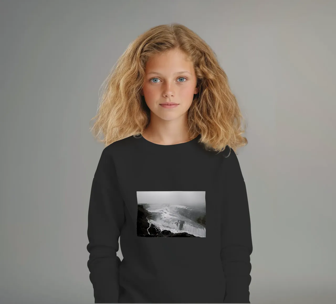 Gullfoss felpa bambino da Nur Mut