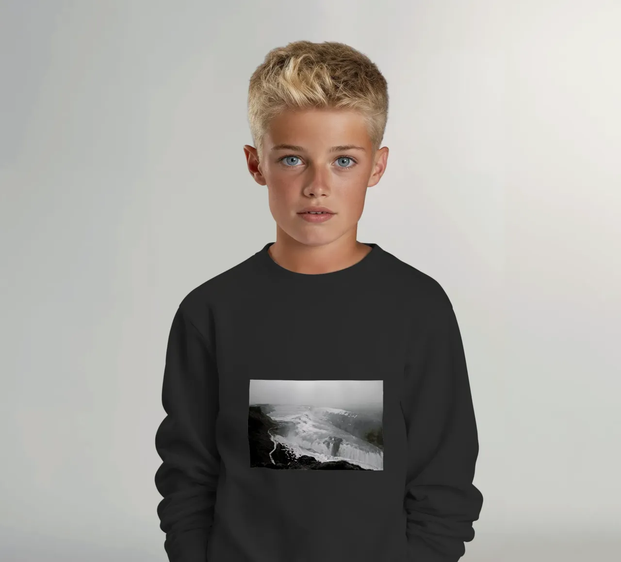 Gullfoss felpa bambino da Nur Mut