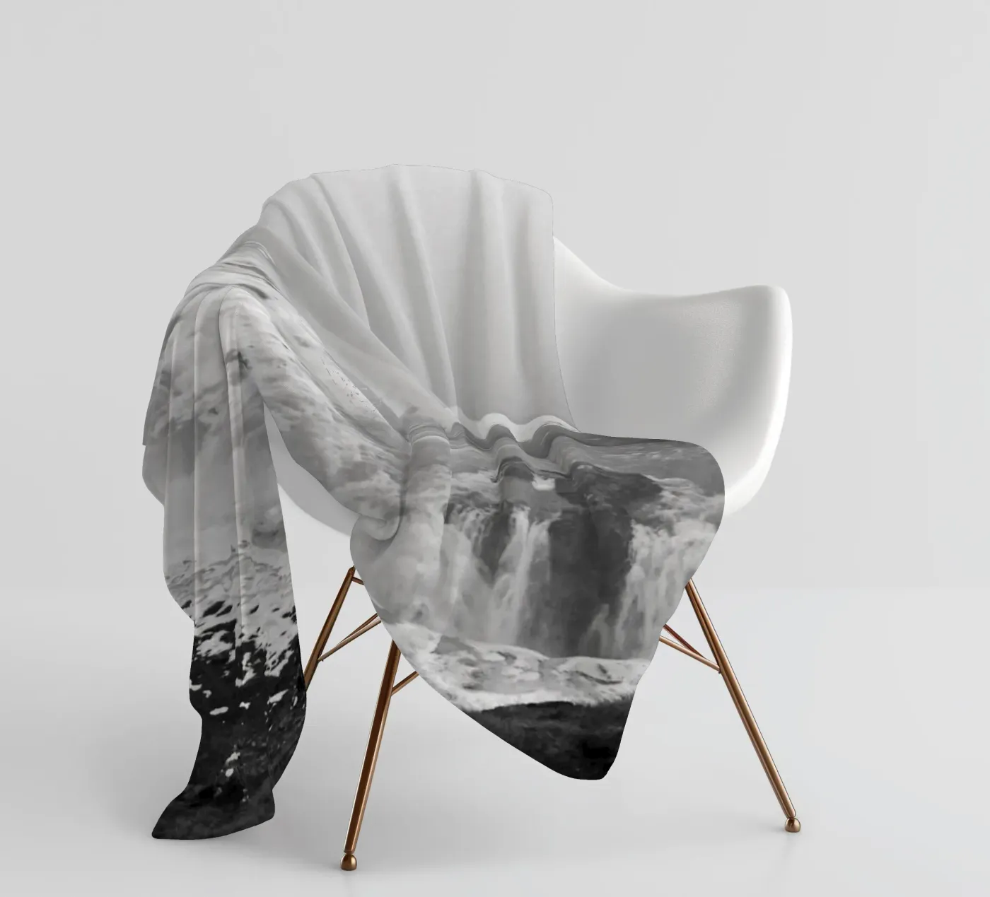 Gullfoss fleecedeken van Nur Mut